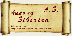 Andrej Sikirica vizit kartica